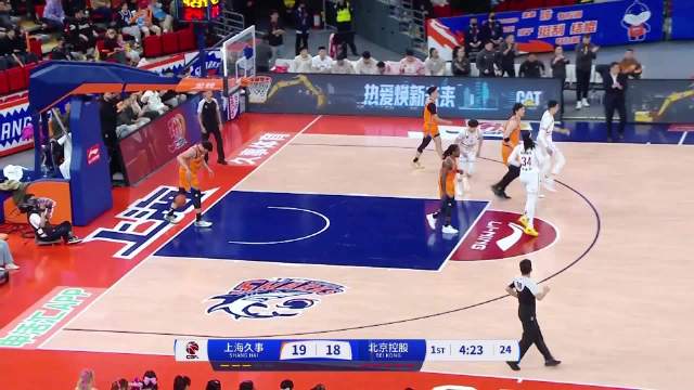 2024年12月27日 12月27日CBA常规赛 上海 - 北控 精彩镜头