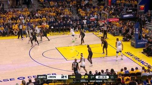 2025年05月13日 05月13日NBA季后赛西部半决赛G4 森林狼 - 勇士 精彩镜头