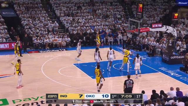 2025年06月06日NBA总决赛G1 步行者 - 雷霆 全场录像