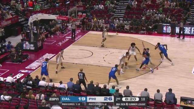 2025年07月17日NBA夏季联赛 独行侠 - 76人 全场录像